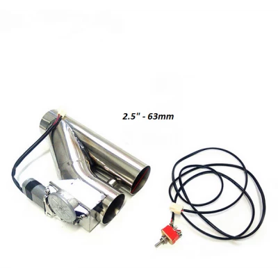 Clapet D'échappement 63mm Valve électrique - Interrupteur -Laurent Motors Soldes Magasin clapet echappement 25 63mm