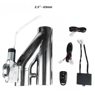 Clapet D'échappement 63mm Valve électrique - Télécommande - -Laurent Motors Soldes Magasin clapet echappement telecommande 25 63mm