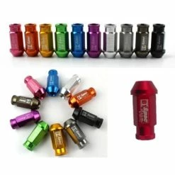 Ecrous De Roue Type D1 Spec M12x1.25 Ou M12x1.50 Nombreuses Couleurs Anodisées Disponibles!