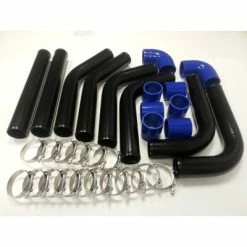 Kit De Tubes D'intercooler NOIR 2.5" 63mm 7 Kit De Tubes D'intercooler NOIR 2.5" 63mm -Laurent Motors Soldes Magasin kit de tubes d intercooler noir 25 63mm 2