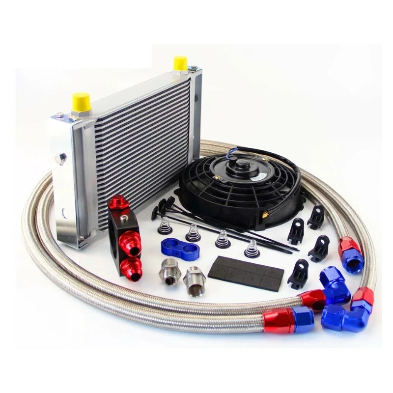Kit Radiateur D'huile Avec Ventilateur Et Plaque Sandwich 4 Kit Radiateur D'huile Avec Ventilateur Et Plaque Sandwich – Image 2