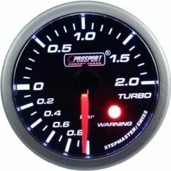 Pression Turbo Prosport Manomètre 52mm - Blanc