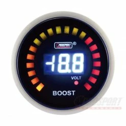 Pression Turbo/Voltmètre - 2 En 1 - Manomètre Prosport - LCD - 52mm