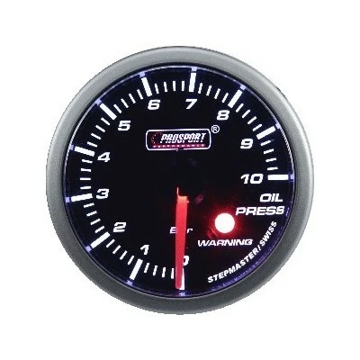 Pression Huile Prosport Manomètre Avec WARNING - 52mm - Blanc 5 Pression Huile Prosport Manomètre Avec WARNING - 52mm - Blanc – Image 3