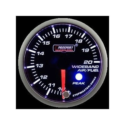 WIDEBAND Richesse Air Essence Prosport Manomètre 52mm - Sonde Bosch LSU 4.9 - AFR - Rétroéclairé Blanc 3 WIDEBAND Richesse Air Essence Prosport Manomètre 52mm - Sonde Bosch LSU 4.9 - AFR - Rétroéclairé Blanc
