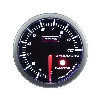 Tachymètre Prosport Manomètre Avec WARNING - 52mm - Blanc 3 Tachymètre Prosport Manomètre Avec WARNING - 52mm - Blanc