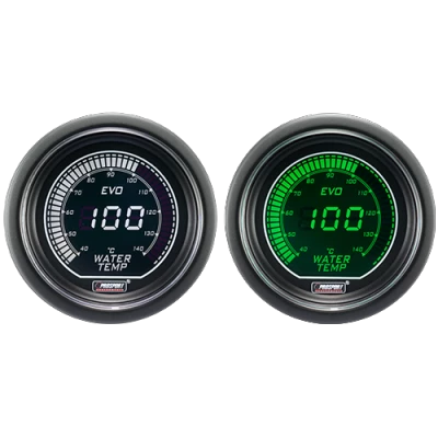 Température Eau Prosport Manomètre - 52 Mm - EVO - Blanc/Vert 5 Température Eau Prosport Manomètre - 52 Mm - EVO - Blanc/Vert – Image 3