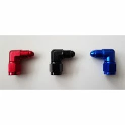 Raccord Huile Coudé 90° AN4 Femelle - AN4 Mâle