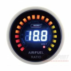AFR WIDEBAND/Voltmètre - 2 En 1 - Manomètre Prosport - LCD - 52mm - Sonde Bosch LSU 4.9